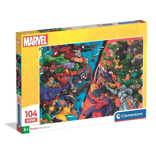 Marvel VS ļaundaru 104 gabalu Clementoni puzle