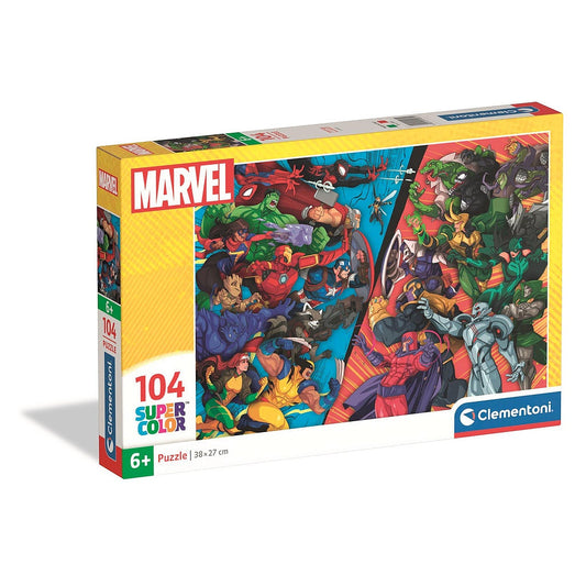 Atriebēji pret ļaundariem Marvel 104 gabalu puzle Clementoni