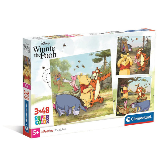 Disney Vinnijs Pūks 3x48 gab. puzle Clementoni