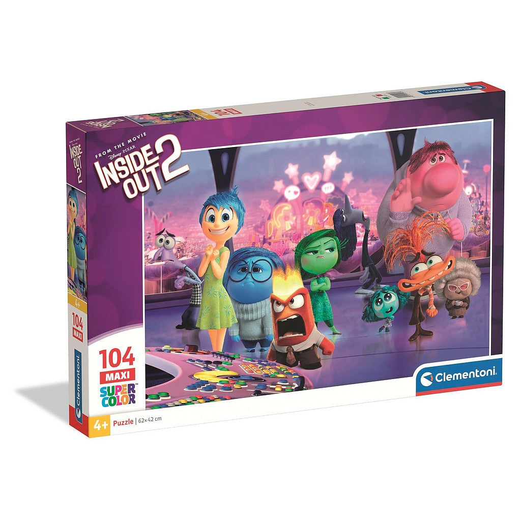 Disney Inside Out 104 detaļu maksimālā puzle Clementoni