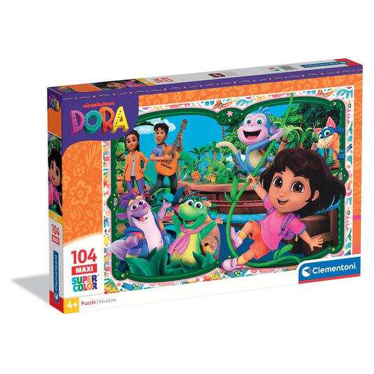 Dora, pētnieces meža 104 gabalu maksi puzle Clementoni