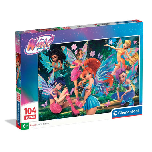 Winx Club Mistiskā 104 detaļu superpuzle Clementoni