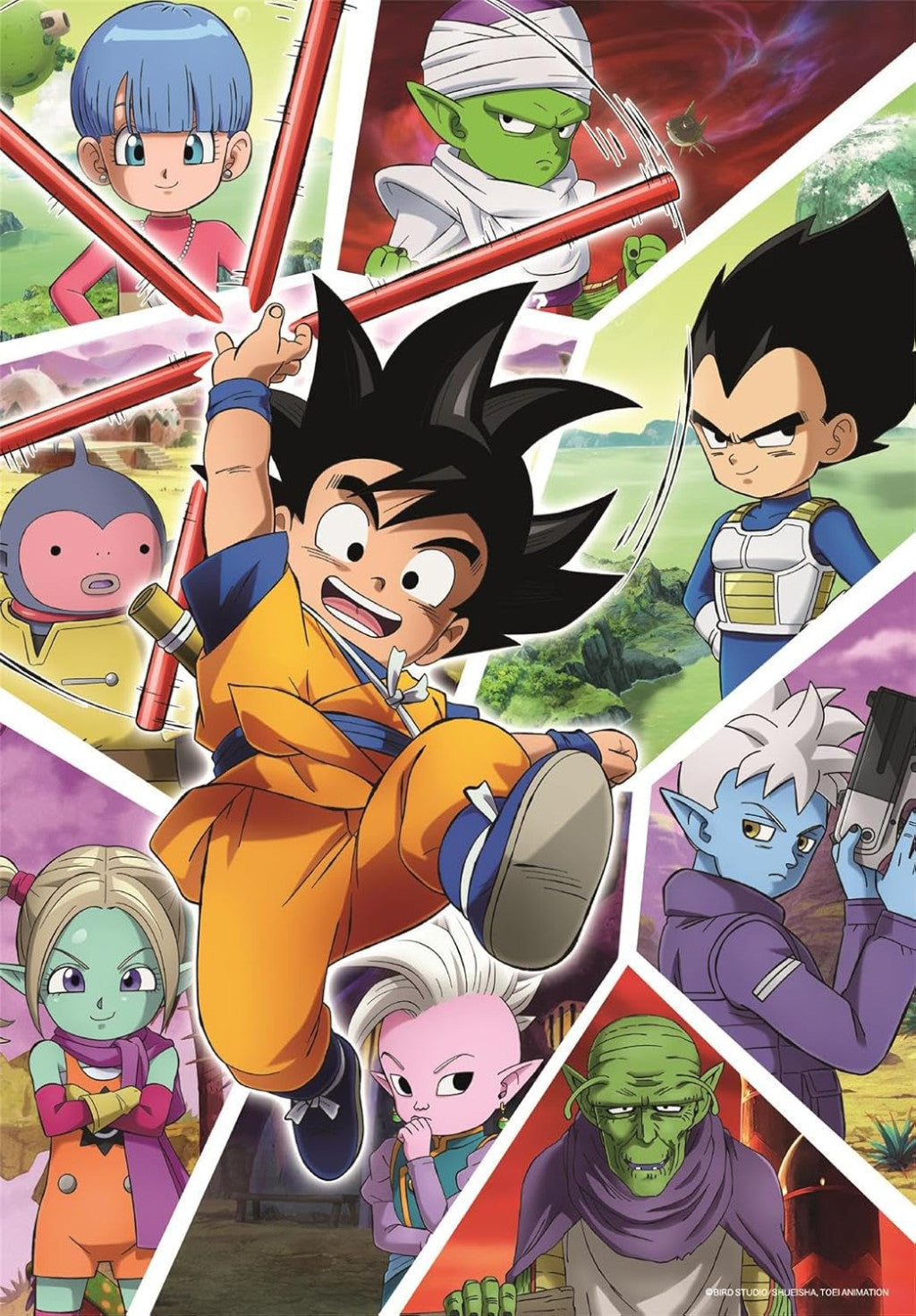 Dragon Ball Daima Hero 104 gabalu Clementoni puzle