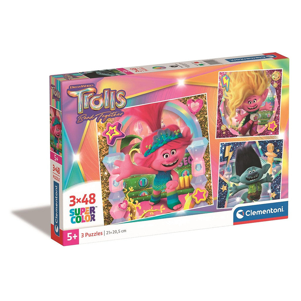 Trollok Band Together 3x48 db-os puzle Clementoni