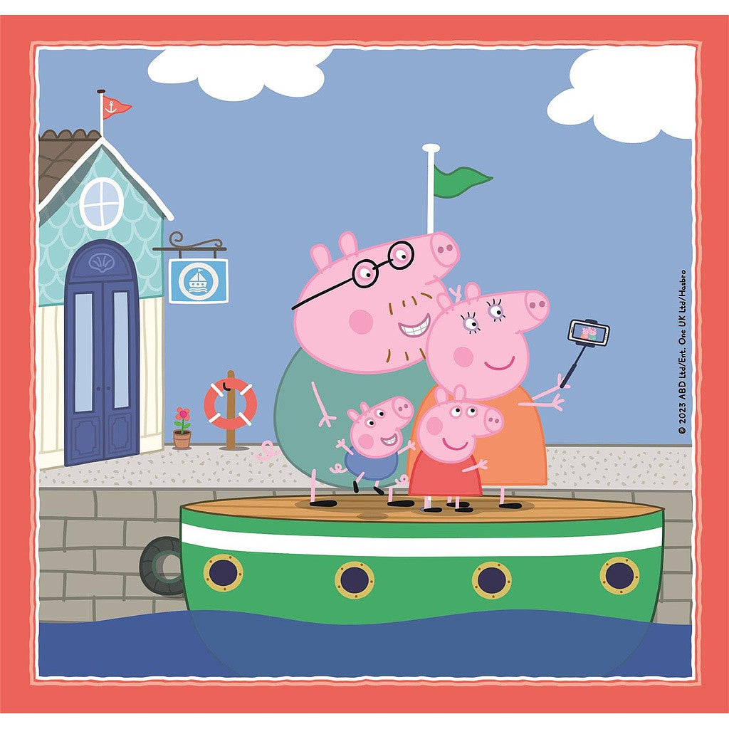 Peppa Pig relaksējoša 3x48 gabalu puzle Clementoni