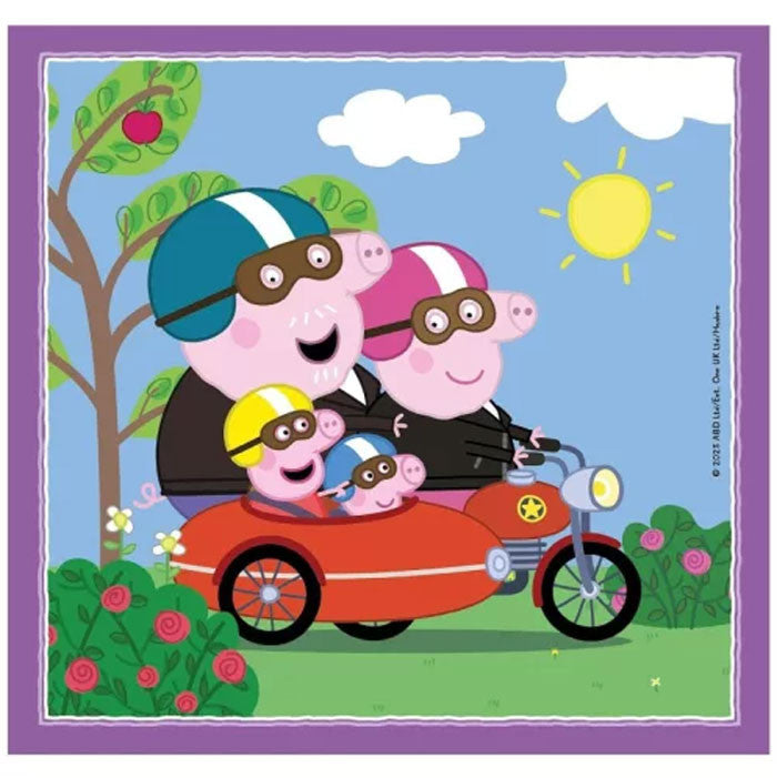Peppa Pig relaksējoša 3x48 gabalu puzle Clementoni