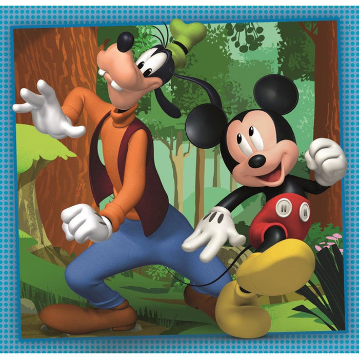 Disney Mikija kluba mājas 3x48 gab. puzle Clementoni