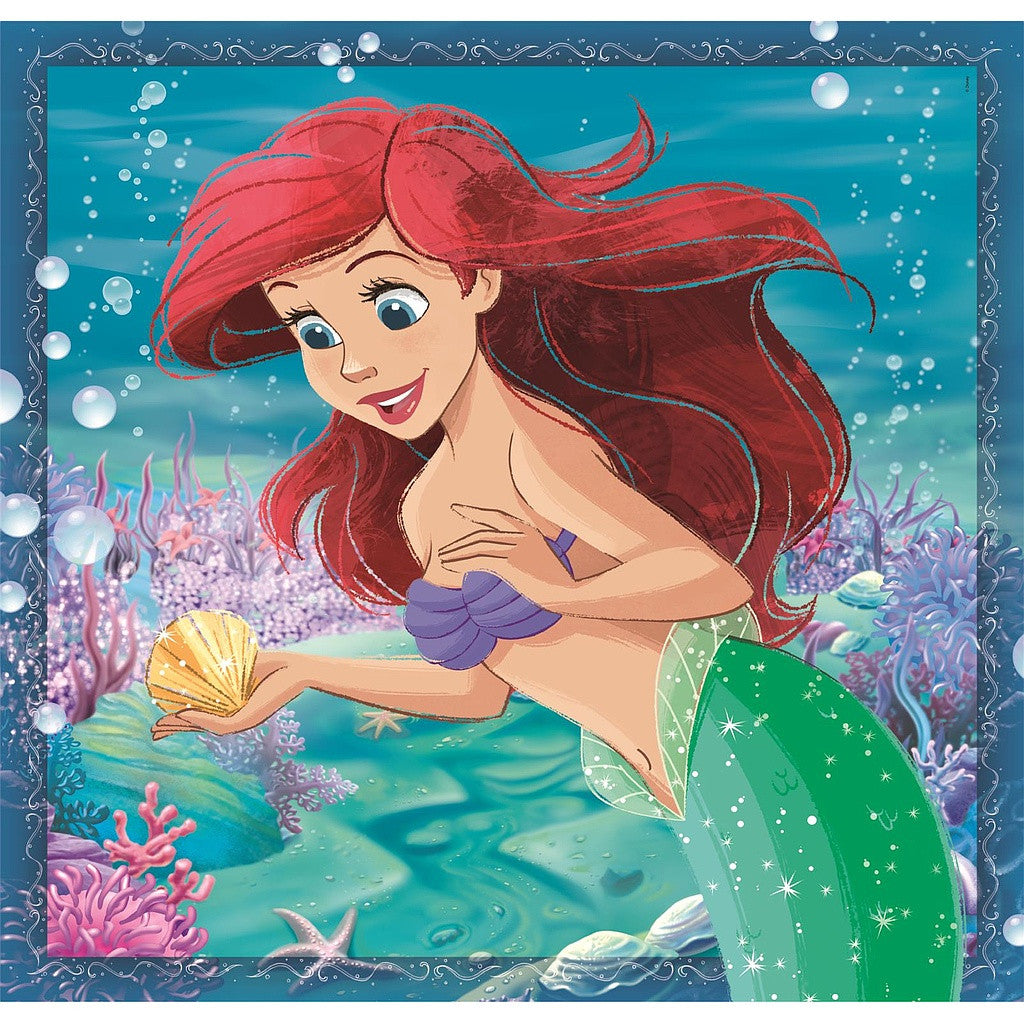 Disney princeses Ariel 3x48 gabalu puzle Clementoni