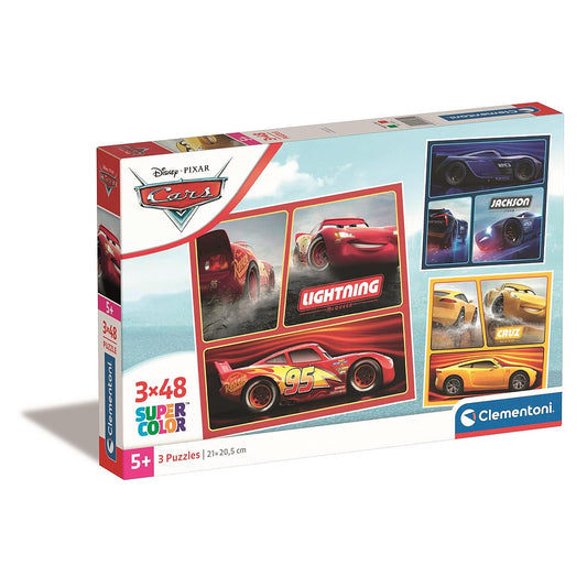 Disney Cars Rivals 3x48 gabalu puzle Clementoni