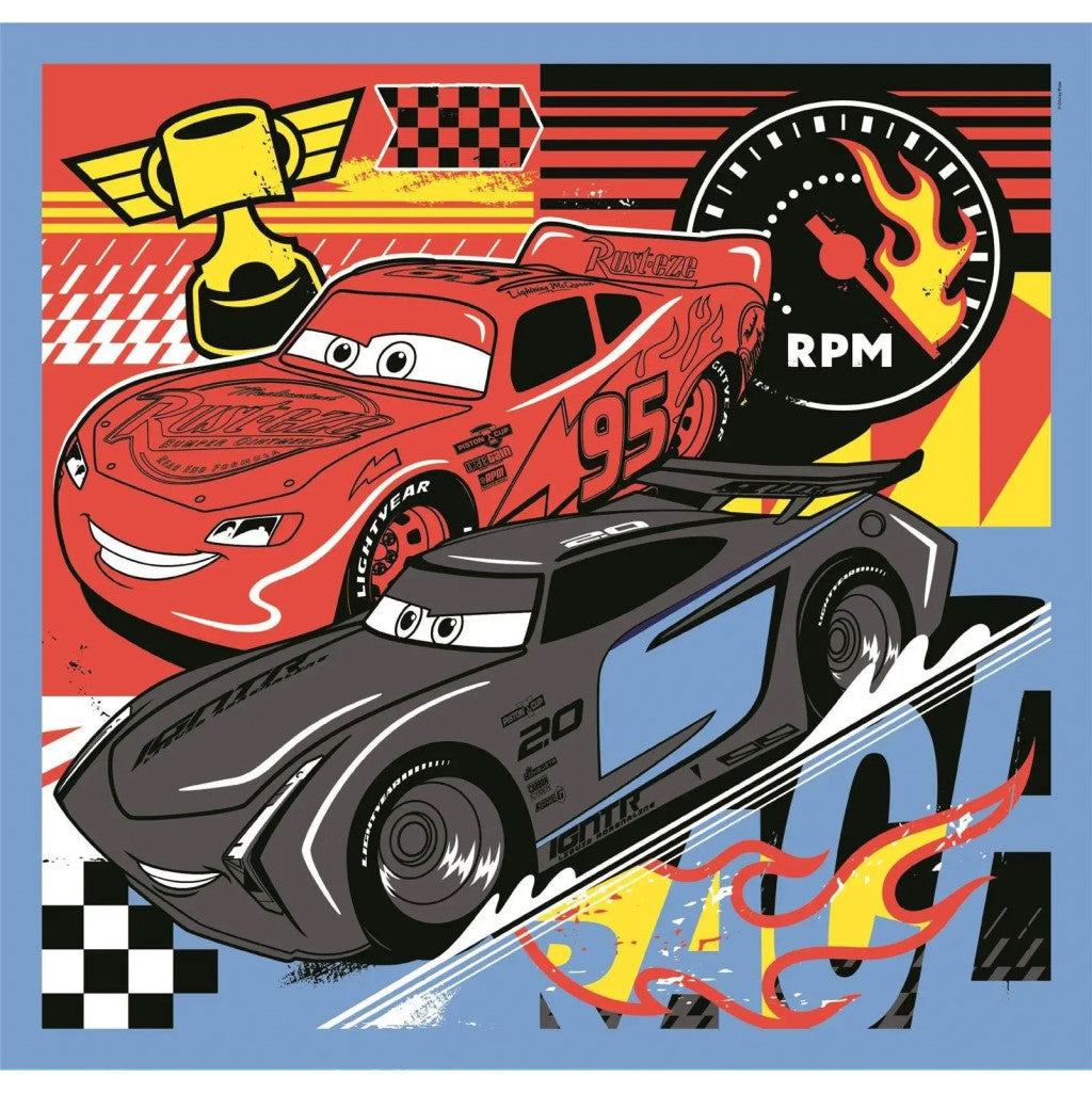 Disney Cars Team-95 3x48 gab. puzle Clementoni