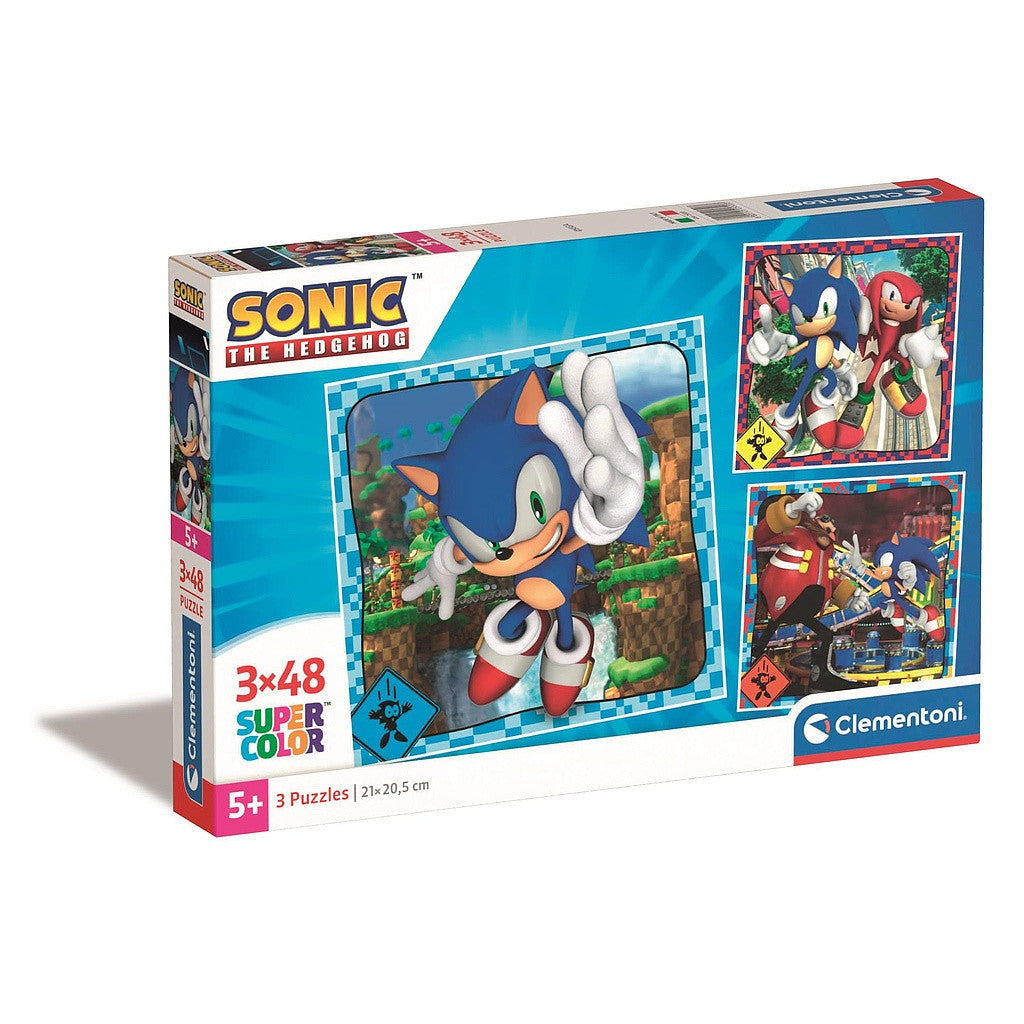 Sonic the Hedgehog Doctor Eggman 3x48 gabalu puzle Clementoni