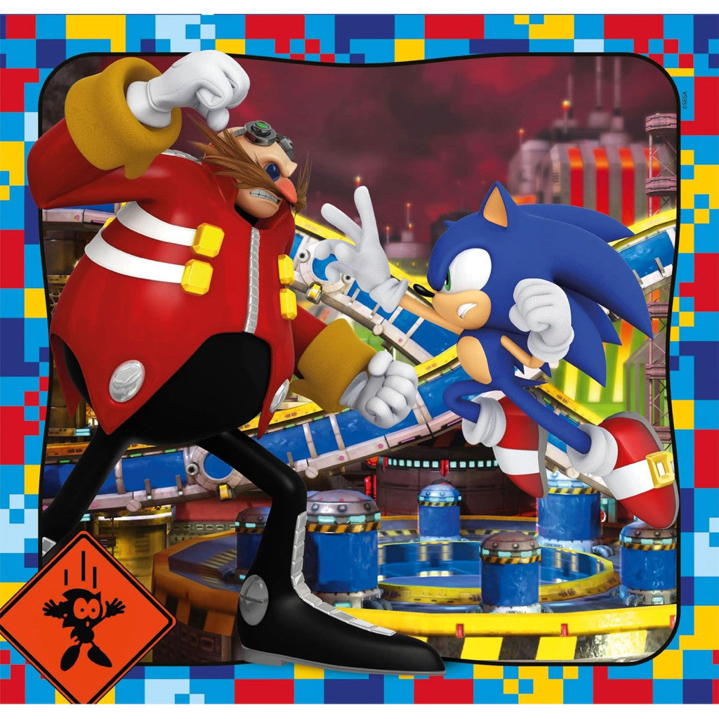 Sonic the Hedgehog Doctor Eggman 3x48 gabalu puzle Clementoni