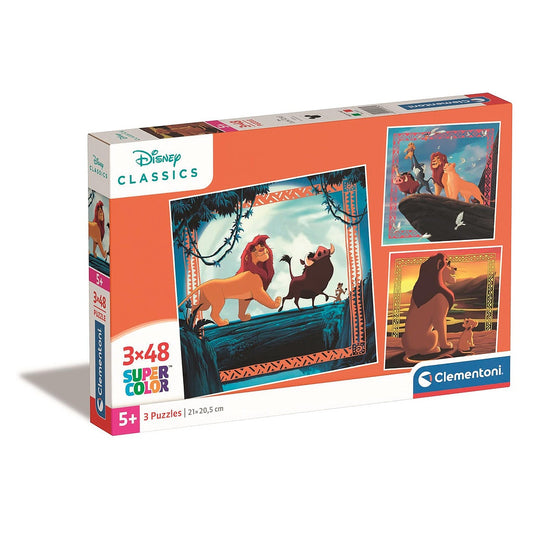 Disney Lauvu karaļa dzīves apļa 3x48 gabalu puzle Clementoni