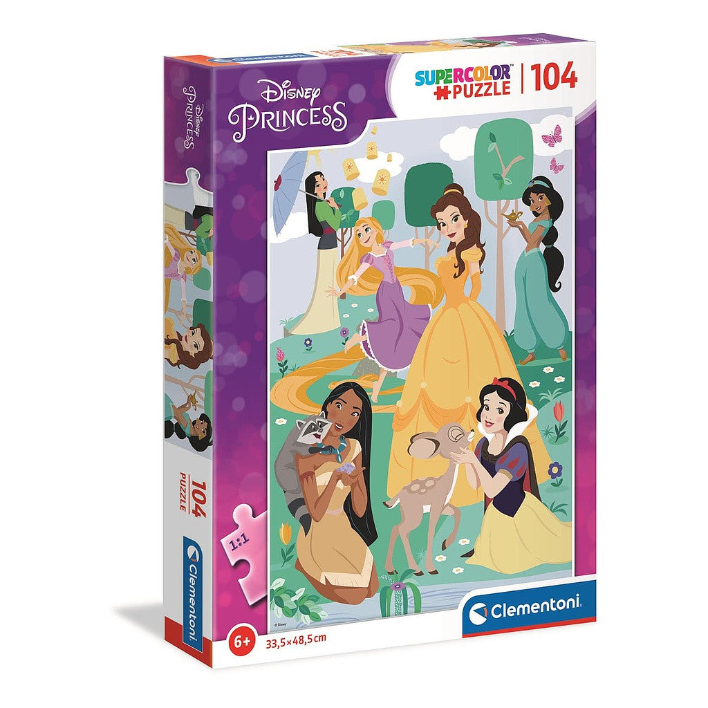 Disney Princess Animals 104 gabalu Clementoni puzle
