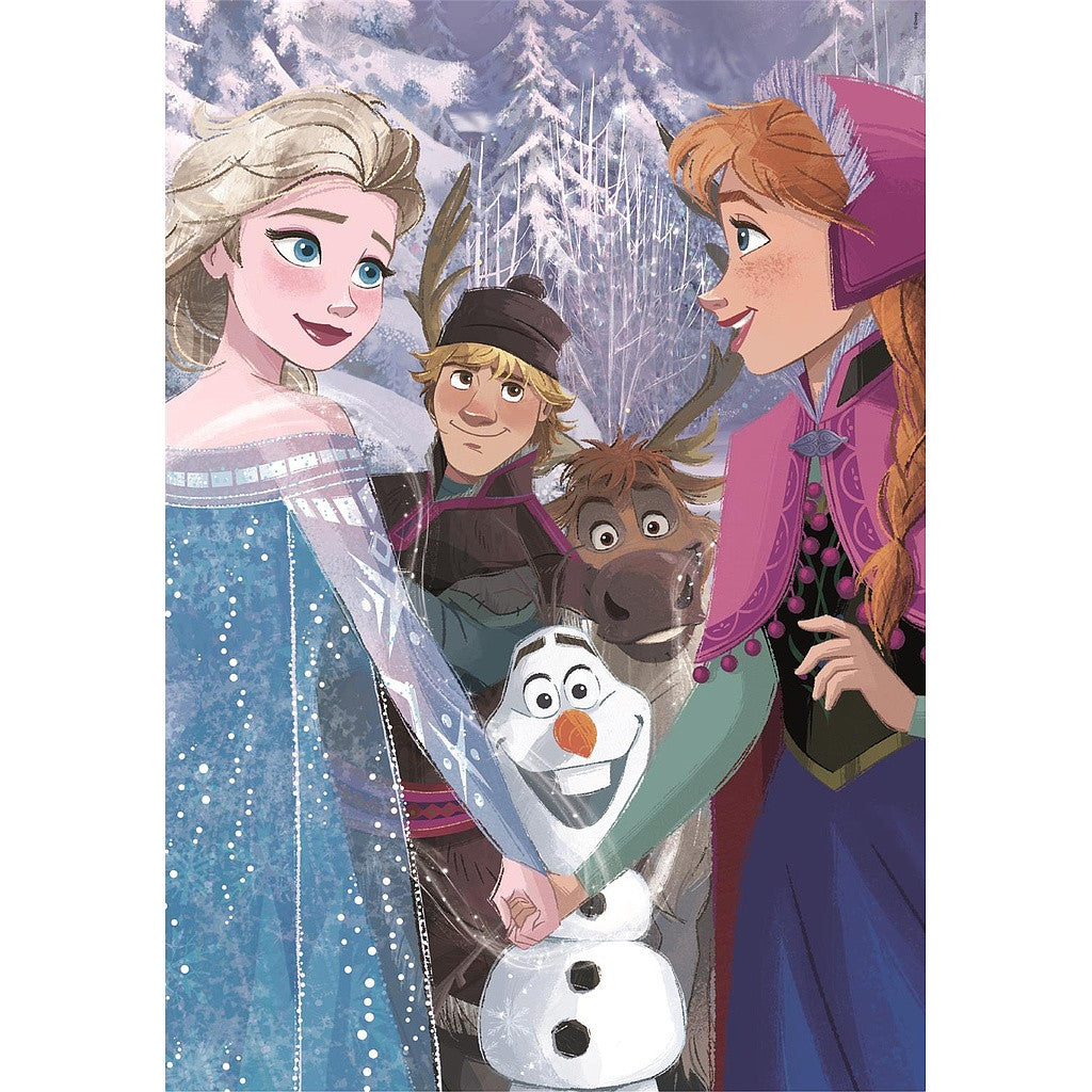 Disney Ledus sirds, sadevušās rokās, 104 gabalu Clementoni puzle