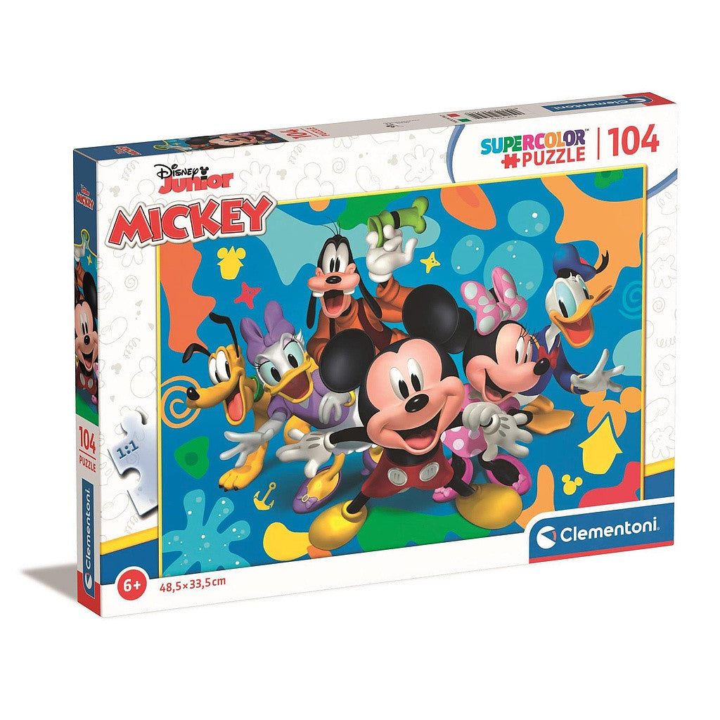 Disney Mikija Šļakstu 104 gabalu Clementoni puzle