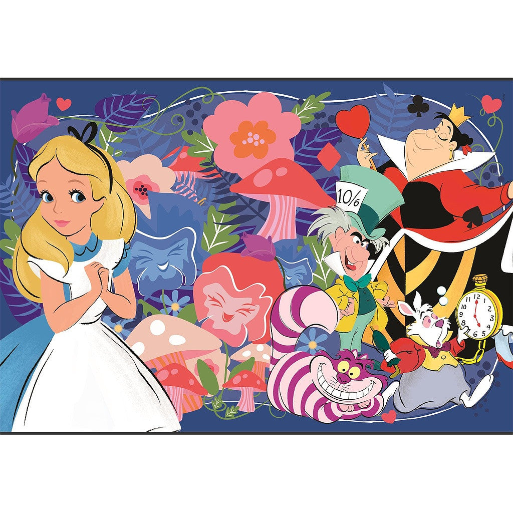Alises piedzīvojumi Brīnumzemē Disney 104 gabalu puzle Clementoni