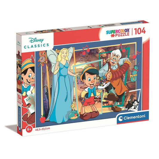 Disney Classics Pinokio 104 gabalu Clementoni puzle