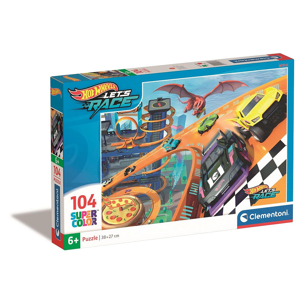 Hot Wheels Ultimate Dragon 104 db-os puzle Clementoni