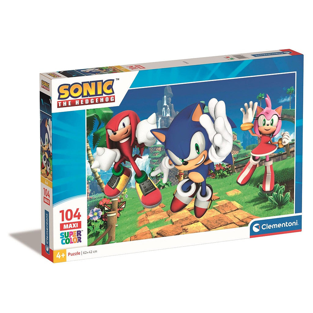 Sonic the Hedgehog Amy Rose Sonic the Hedgehog 104 gabalu maksi puzle Clementoni