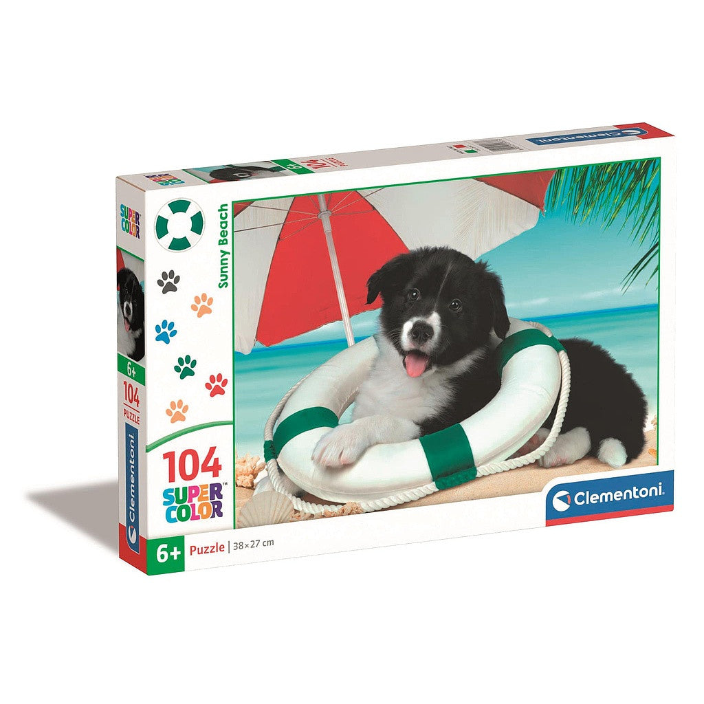 Suns Saulainā pludmale 104 gabalu Clementoni puzle