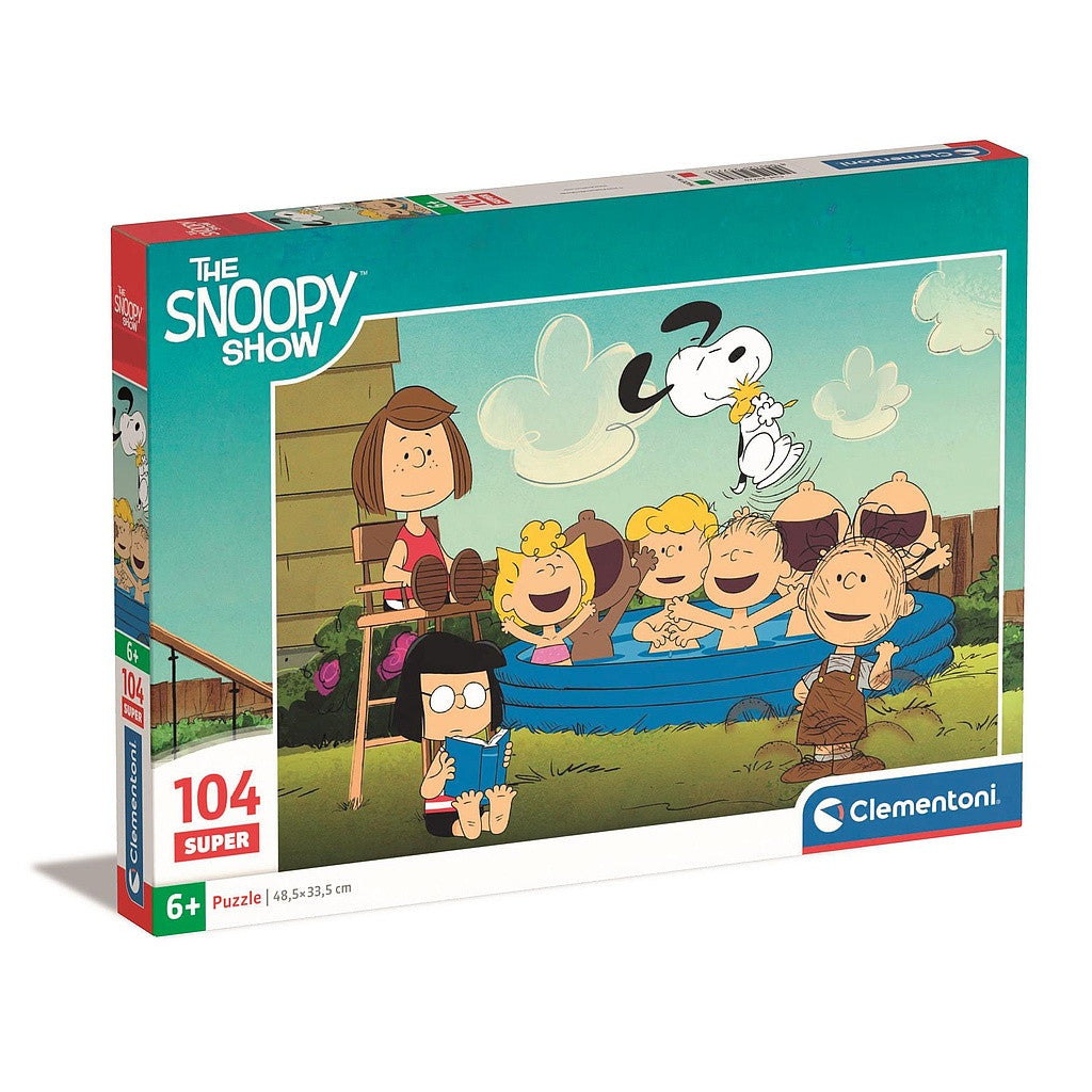 Snoopy Pool Party 104 db-os puzle Clementoni
