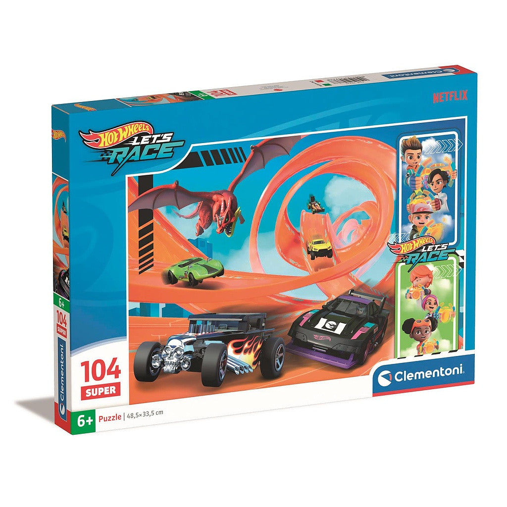 Hot Wheels Citizens 104 db-os puzle Clementoni
