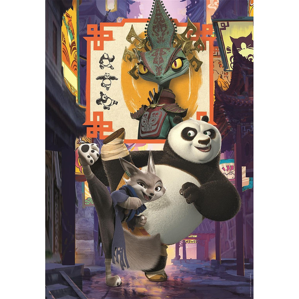 Kung Fu Panda Chameleon 104 db-os puzle Clementoni