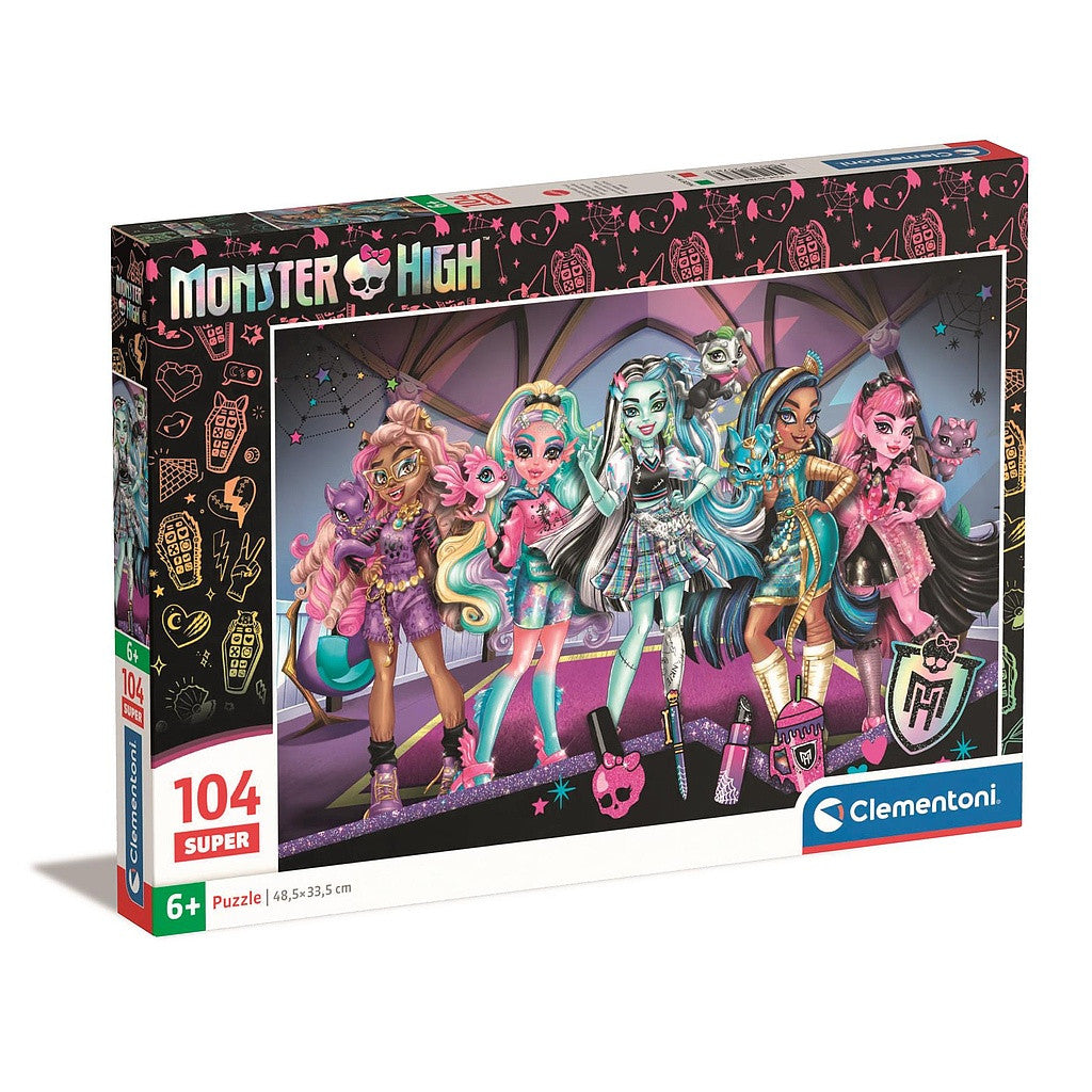 Monster High Glam Squad 104 db-os puzle Clementoni