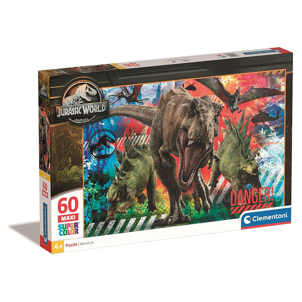 Clementoni 60 gabalu maksi puzle "Dinozaura briesmas"