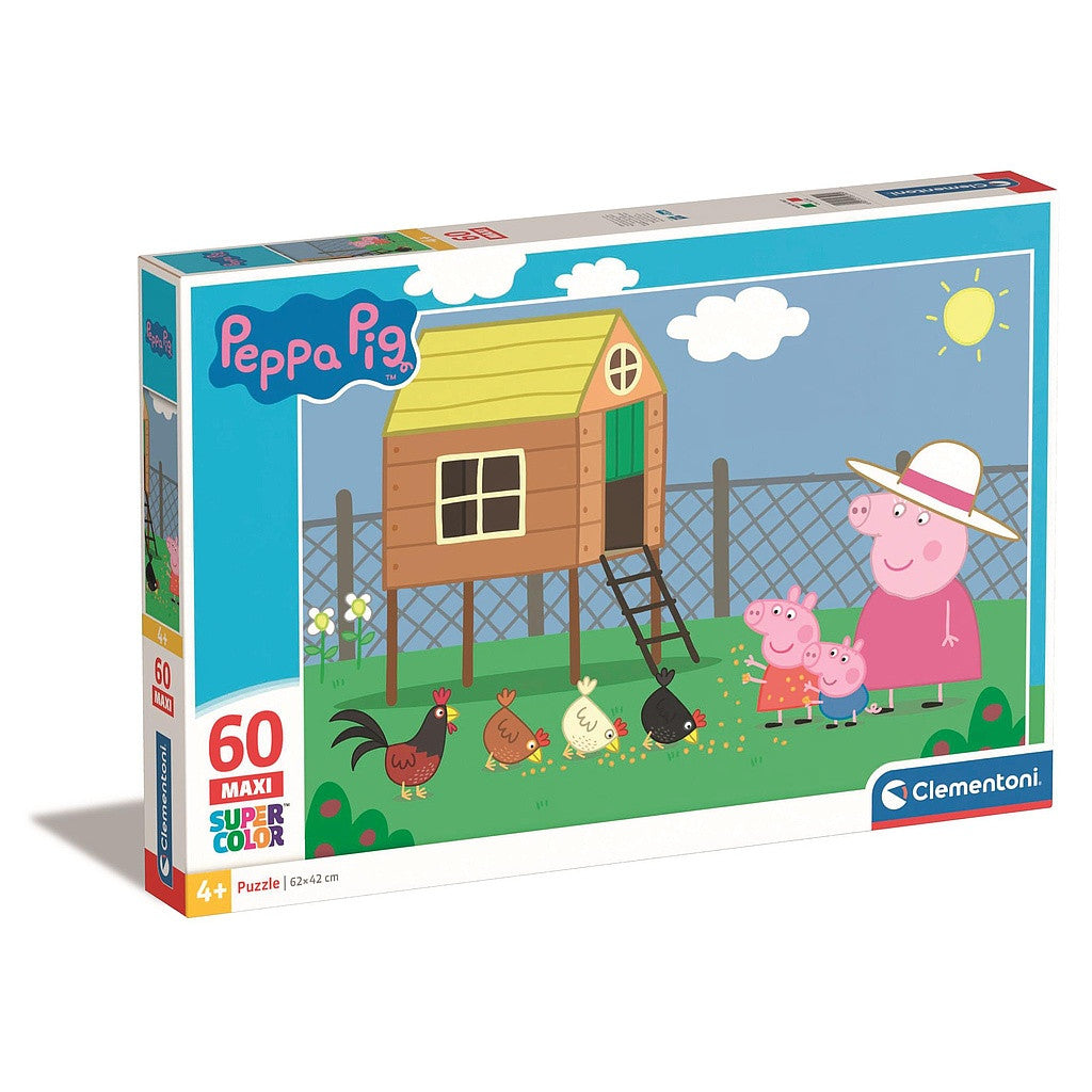 Peppa malac Chicken Coop 60 db-os maxi puzle Clementoni