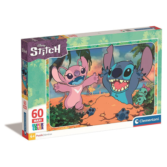 Disney Lilo un Stitch Sand 60 gabalu maksi puzle Clementoni