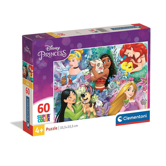 Disney princeses mazo draugu 60 gabalu puzle Clementoni