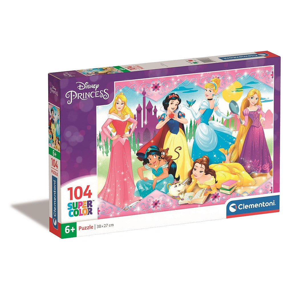 Disney princeses aktivitāšu 104 gabalu Clementoni puzle