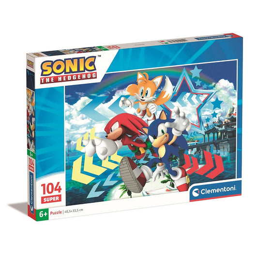Sonic the Hedgehog Star 104 gabalu Clementoni puzle
