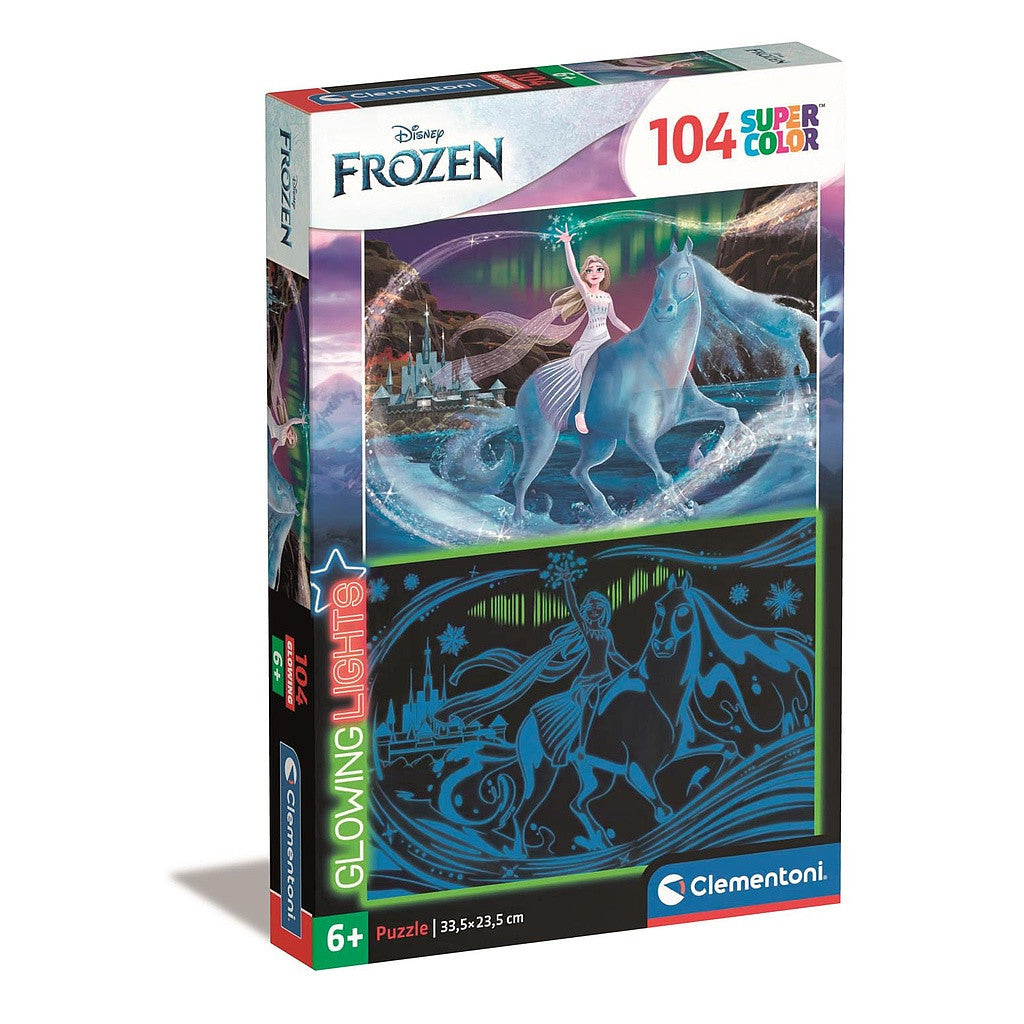 Disney Frozen Nokk 104 detaļu spīdoša puzle Clementoni