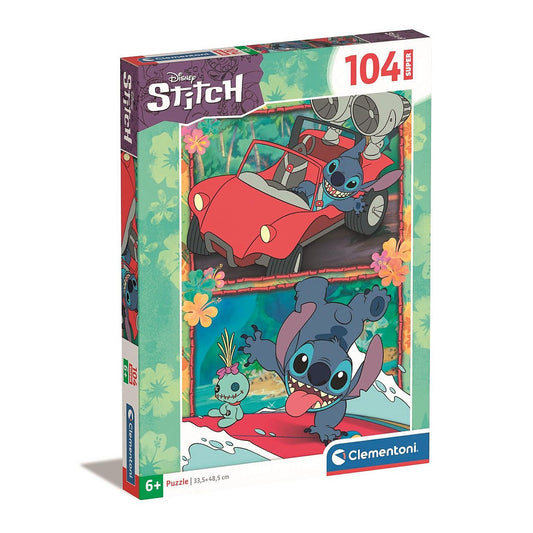 Disney Lilo un Stitch Wild Adventure 104 gabalu Clementoni puzle