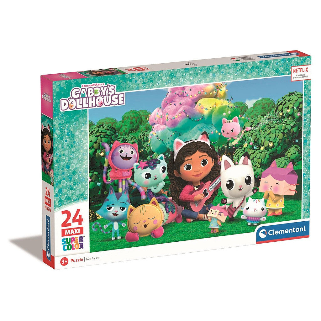 Gabby's Dollhouse Rainbow-Tree 24 gabalu maksi puzle Clementoni