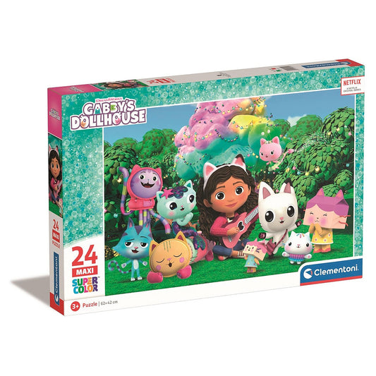Gabby's Dollhouse Rainbow-Tree 24 gabalu maksi puzle Clementoni