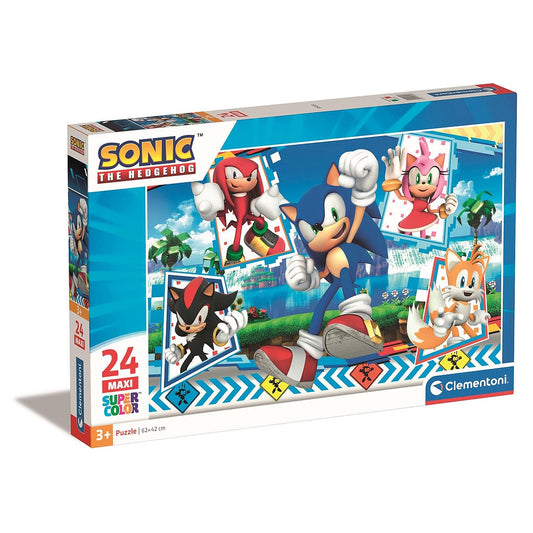 Sonic the Hedgehog Green Hill 24 gabalu maksi puzle Clementoni