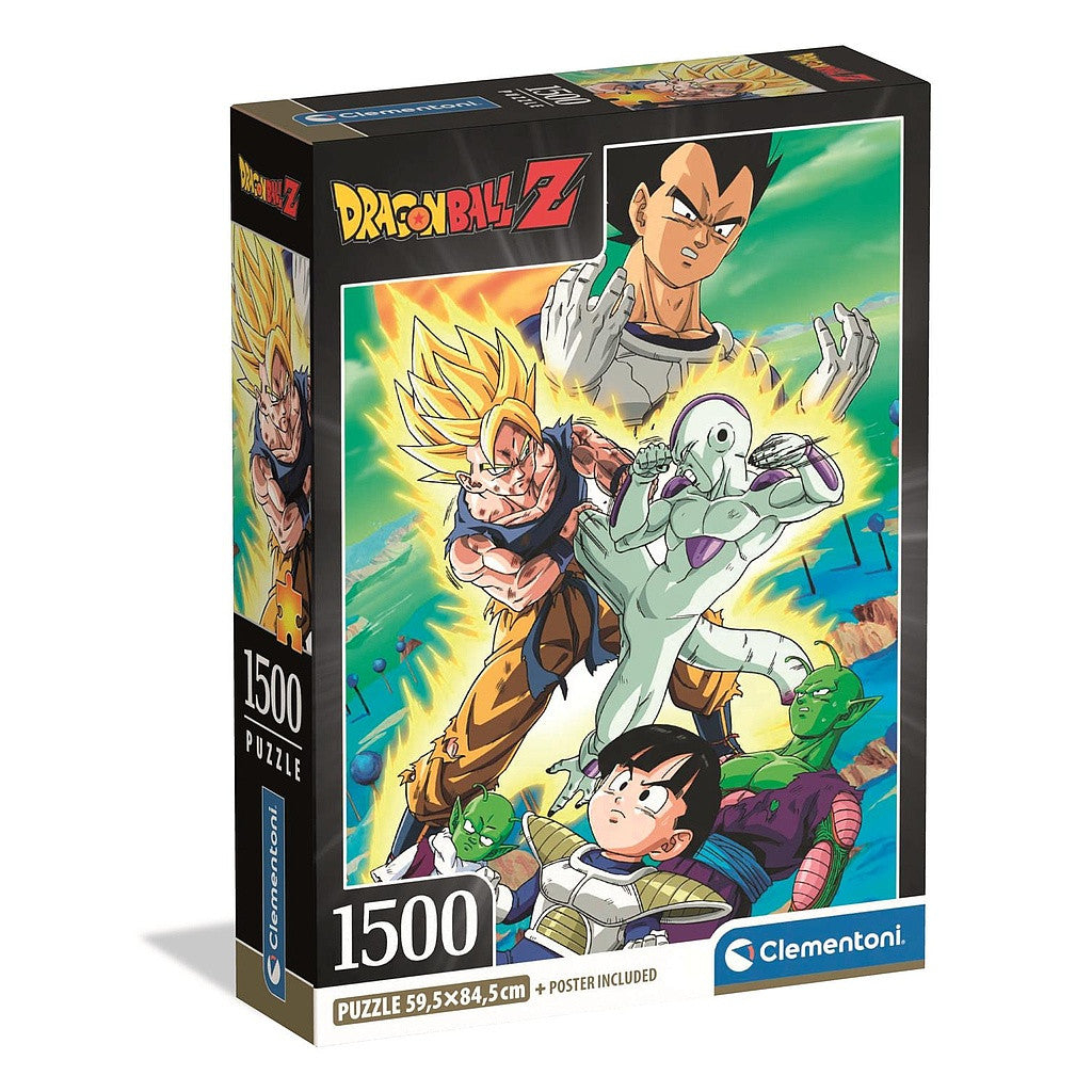 Clementoni Dragon Ball Intense Battle 1500 detaļu kompaktā puzle