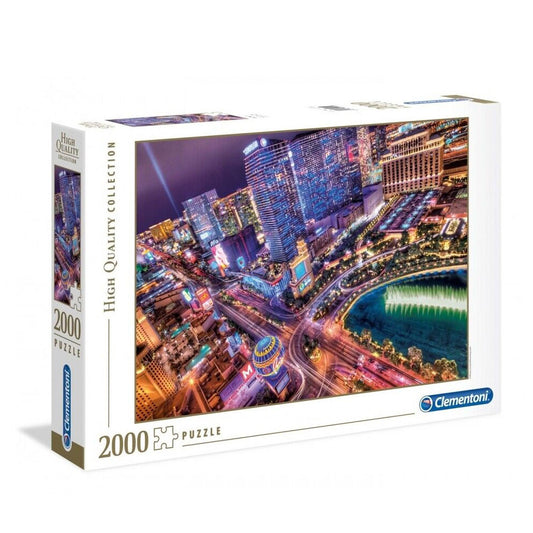 Clementoni 2000 gabalu puzle "Capitals Night Las Vegas"