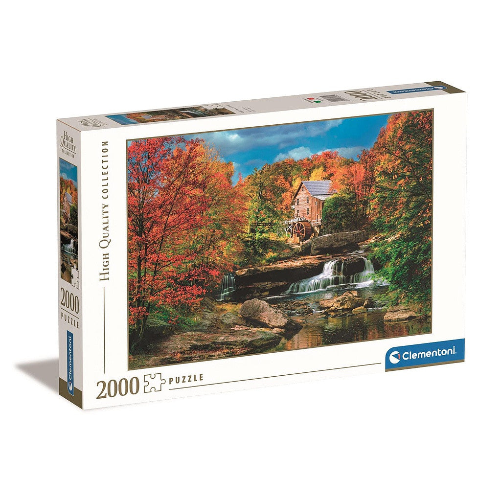 Krāsu dzirnavu "Glade Creek" 2000 gabaliņu puzle, Clementoni