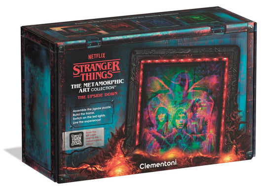 Clementoni Stranger Things Upside Down 520 gabalu puzle ar LED rāmi