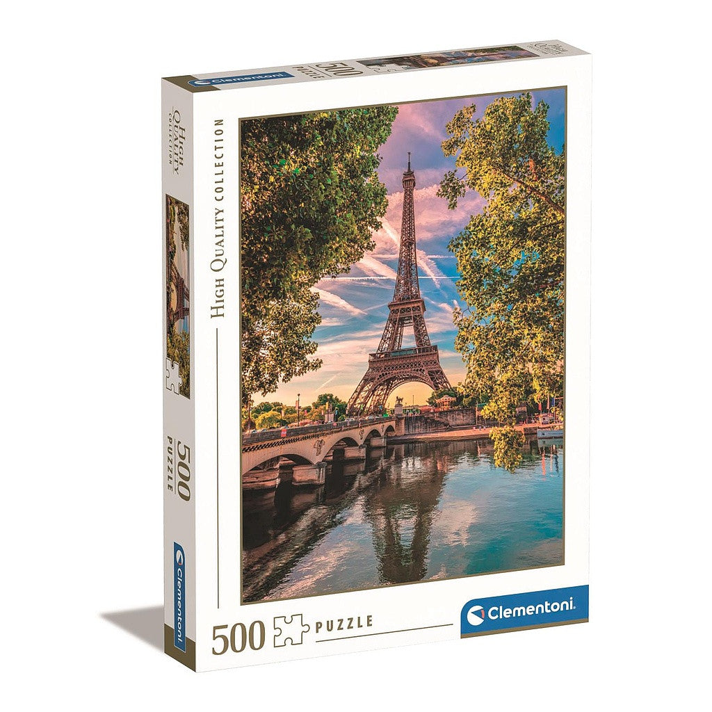 P√°rizs Along The Seine 500 db-os puzzle Clementoni