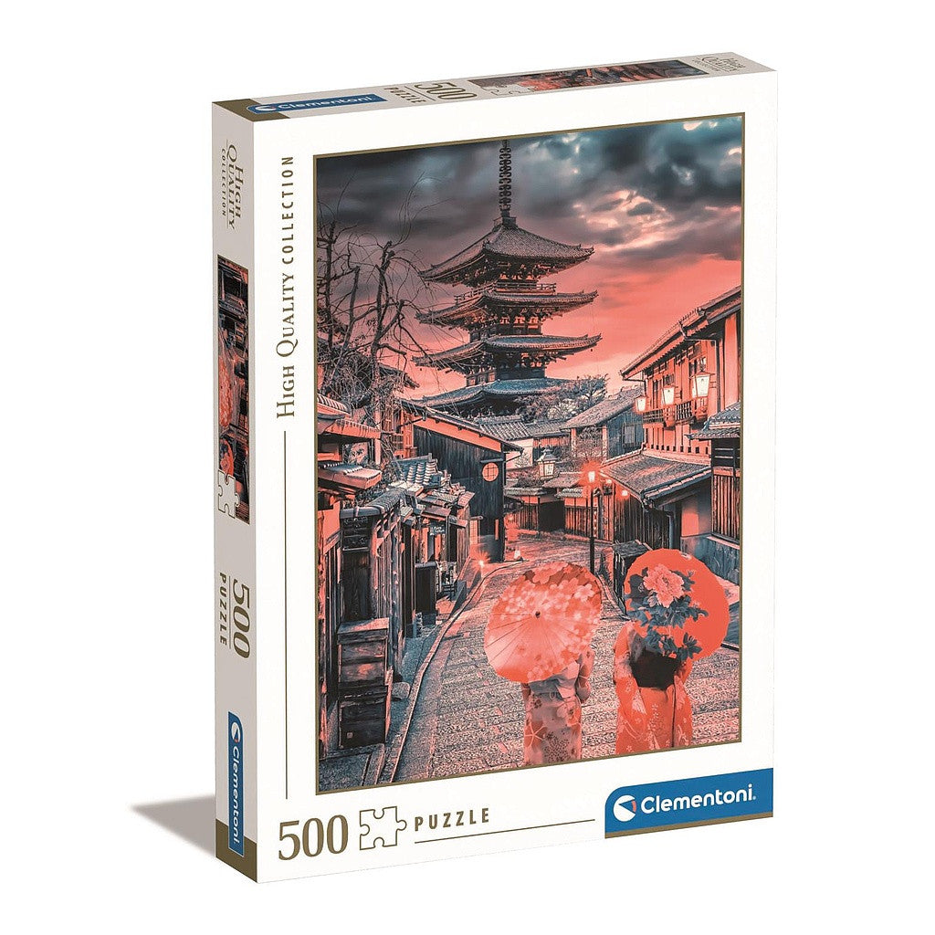 Jap√°n Vakars Kioto 500 db-os mīkla Clementoni