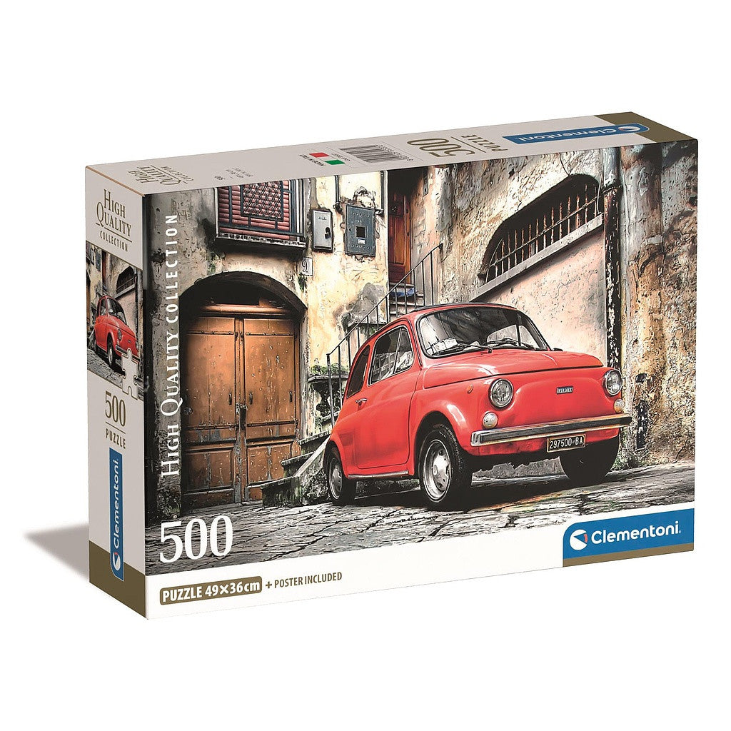 Aut√≥ Cinquecento 500 db-os puzle Clementoni
