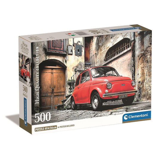 Aut√≥ Cinquecento 500 db-os puzle Clementoni