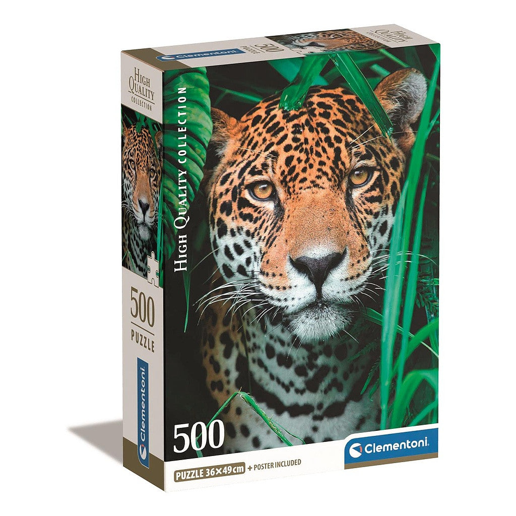 √Ållatos Jaguar 500 db-os puzle Compact Clementoni