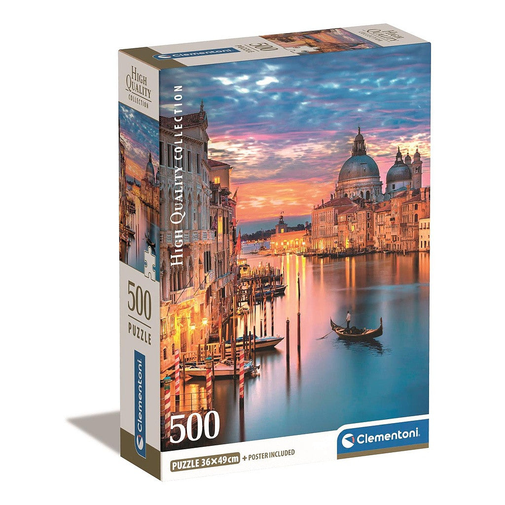 Clementoni puzle "Cities Lighting Venice" - 500 gabaliņu